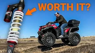 Thumbnail: Budget ATV suspension install // Is it any good?