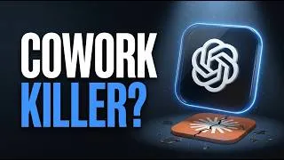 Thumbnail: NEW ChatGPT Work is the Claude Cowork Killer? (Full Breakdown)