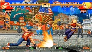 Thumbnail: Retro Battle: Terry Bogard vs Blue Mary in KOF 97