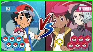 Thumbnail: Pokémon Battle Pedia: Ash Vs Roy and Amethio