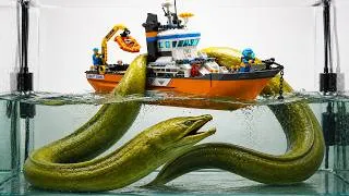 Thumbnail: I tested Lego boats vs Real Sea Creatures!