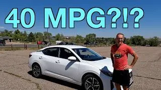 Thumbnail: Nissans Get 40MPG Now?!?  I'm Impressed!  A Quick Look at My Sentra Rental