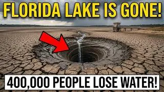 Thumbnail: Florida's Lake DRAINS to Cracked Mud! 400,000 People's Drinking Water DISAPPEARS Underground!