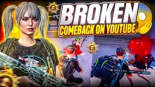 Thumbnail: BROKEN HEAVY COMEBACK ON YOUTUBE 💀 FIRST GAMEPLAY WITH VOICE OVER | PUBG MOBILE