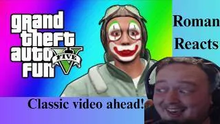 Thumbnail: Roman Reacts|  GTA 5 Online Funny Moments - Flight School Day 2, Glitchy Titan Planes & More!
