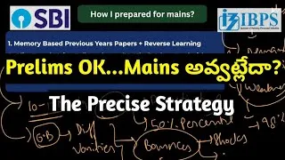 Thumbnail: 👉 How to Clear Banking Mains 2026 | SBI PO Level Strategy That Actually Works