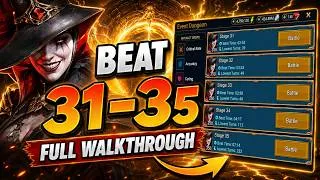 Thumbnail: How to Beat Stage 31 to 35 in the Event Dungeon! Test Server Raid: Shadow Legends