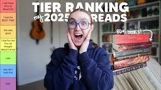Thumbnail: Tier ranking every single book that I read in 2025 (80+ fantasy books!)
