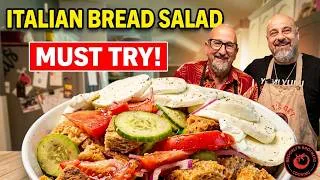 Thumbnail: How to Make Authentic Panzanella (Italian Bread & Tomato Salad)