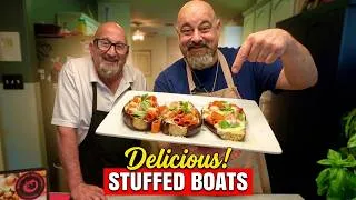 Thumbnail: Baked Rigatoni Stuffed Eggplant Recipe (Easy & Delicious)