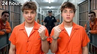 Thumbnail: HANDCUFFED To My TWIN For 24 HOURS...!😳🚔