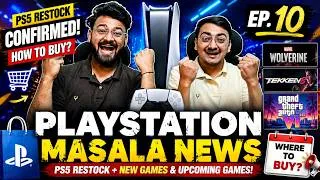 Thumbnail: PS5 Restock India 🔥 How to Buy PS5 + NEW Games Coming! | PlayStation Masala News Ep. 10
