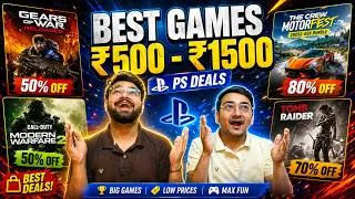 Thumbnail: BEST PlayStation Games Under ₹1500! 🔥 ₹500–₹1500 Games You MUST Play 🎮