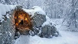 Thumbnail: I Built a Secret Warm Cave Shelter to Survive Winter | Bushcraft