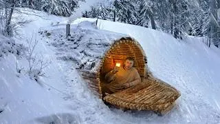 Thumbnail: I Built a Secret Warm Dugout Shelter to Survive Winter | Bushcraft