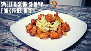Thumbnail: HOW TO MAKE CHINESE FOOD||SWEET & SOUR SHRIMP||PORK FRIED RICE
