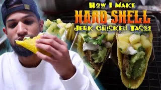 Thumbnail: HOW TO MAKE HARD SHELL JERK CHICKEN TACOS