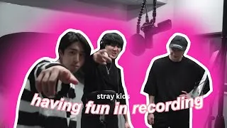Thumbnail: when stray kids is having fun during recording