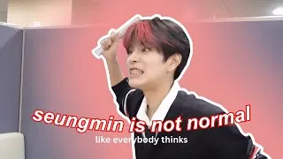 Thumbnail: seungmin aint normal like everyone else in stray kids