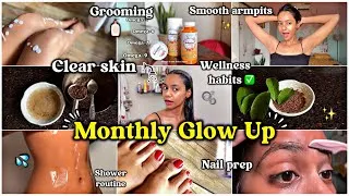 Thumbnail: Monthly *GLOW UP* ✨💦♥️ ..| Health update, skin, hair, body, wellness .. 