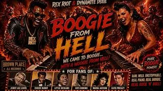 Thumbnail: Rex Riot & Dynamite Dixie – Boogie from Hell | Surf Ballroom | Jerry Lee Lewis, Elvis Vibe
