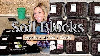 Thumbnail: SOIL BLOCKS: What Are They? How To Start, What Mix?!