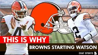 Thumbnail: THIS IS WHY The Browns Are Starting Deshaun Watson Over Shedeur Sanders Week 1