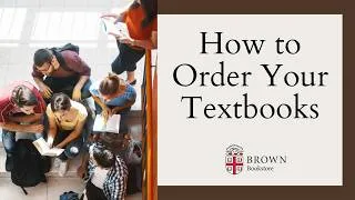 Thumbnail: Brown Bookstore Textbook Ordering Video Fall 2026