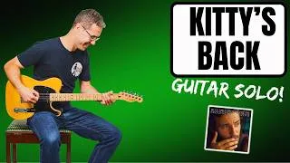 Thumbnail: Bruce Springsteen - Kitty's Back guitar solo lesson
