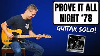 Thumbnail: Prove It All Night 78' guitar solos lesson