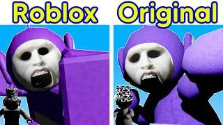 Thumbnail: Nocturnal Protocol: Roblox VS Original (Friday Night Funkin') (Slendytubbies)