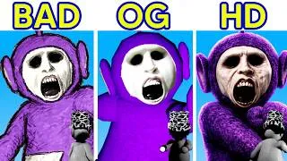 Thumbnail: Nocturnal Protocol: Bad VS OG VS HD (Myths of Tubbyland) (Friday Night Funkin')