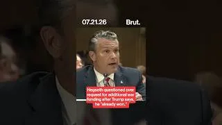 Thumbnail: Hegseth questioned over request for additional war funding.