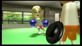 Thumbnail: Wii Sports: Peach vs. Daisy vs. Rosalina vs. Pauline in Throwing Punches (Boxing Training)