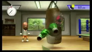 Thumbnail: Wii Sports: Elisa vs. Inkling Girl vs. Juniper vs. Athena in Working the Bag (Boxing Training)