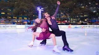 Thumbnail: Molly Cesanek & Yehor Yehorov Skate in Bryant Park's Winter Village