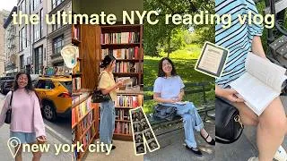 Thumbnail: Reading a book where it takes place🗽 *NYC reading vlog*