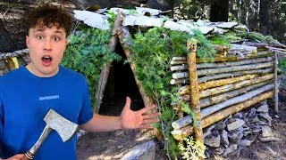 Thumbnail: I Attempted to Build a Survival Shelter with Zero Experience