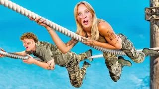Thumbnail: We Barely Survived a Military Obstacle Course! 