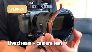 Thumbnail: Livestream production prep and camera rig testing - Vlog 24