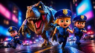 Thumbnail: Double Trouble Dino Adventure! Part 2 | Cartoon animation for kids | BST Police Patrol