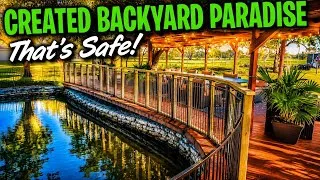Thumbnail: Backyard Zoo Exhibit! Petorldog Fence Around Pond!