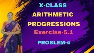 Thumbnail: X-Class-Arithmetic Progressions-Exercise-5.1-Problem-4
