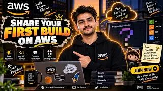 Thumbnail: DON’T MISS This AWS Opportunity! || Just Share Your First Build & Win AWS Prizes || Hurry Up!