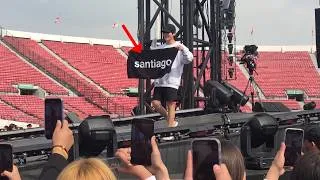Thumbnail: WOW! Taehyung surprised ARMY during the soundcheck session on day 2 in Santiago