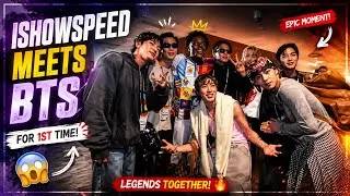 Thumbnail: 😱 IShowSpeed Meets BTS for the FIRST TIME! 💜 Unexpected Reaction