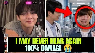 Thumbnail: Taehyung Finally Reveals What Happened to His Right Ear 😢 | 100% Hearing Damage