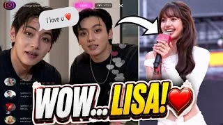 Thumbnail: BTS V & Jungkook React to Lisa's SHISEIDO ULTIMUNE Look! 😍