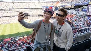 Thumbnail: Taehyung and RM Share a Surprising Moment at the 2026 FIFA World Cup Final