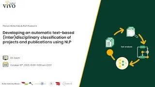 Thumbnail: Development of an automatic text-based (inter)disciplinary classification of publications using NLP